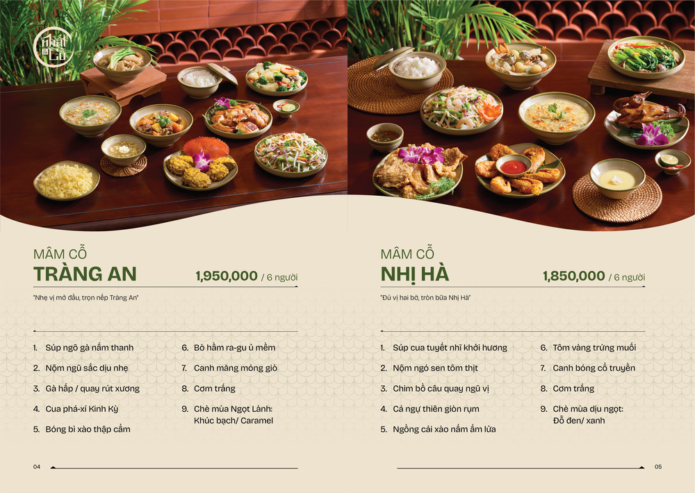 Thực đơn Món Ăn – trang 3 – 4