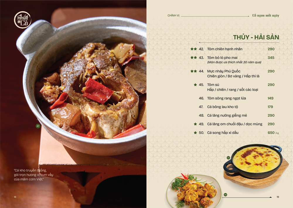 Thực đơn Món Ăn – trang 17 – 18