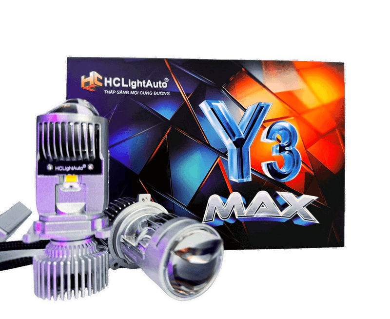 BÓNG LED LASER MINI LENS - Y3 MAX BI CẦU 12/24