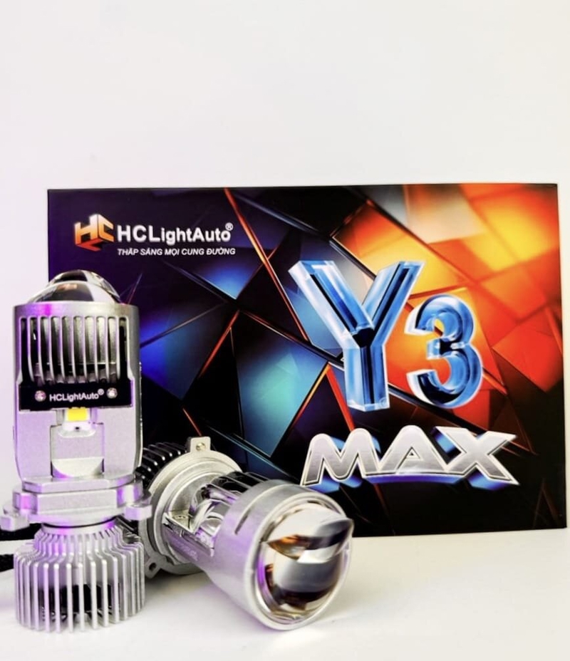 BÓNG LED LASER MINI LENS - Y3 MAX BI CẦU 12/24