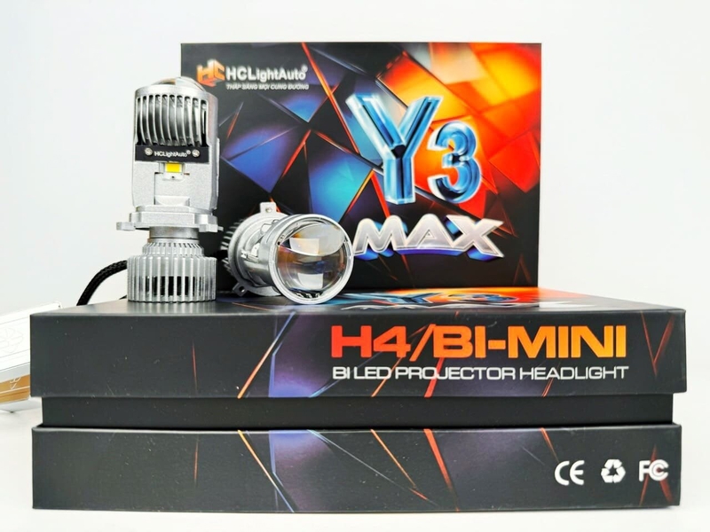 BÓNG LED LASER MINI LENS - Y3 MAX BI CẦU 12/24
