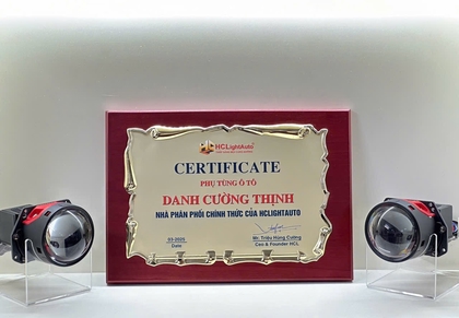 THÔNG BÁO: PHỤ TÙNG Ô TÔ DANH CƯỜNG THỊNH TRỞ THÀNH NHÀ PHÂN PHỐI CHÍNH THỨC CỦA HCLIGHTAUTO NĂM 2025