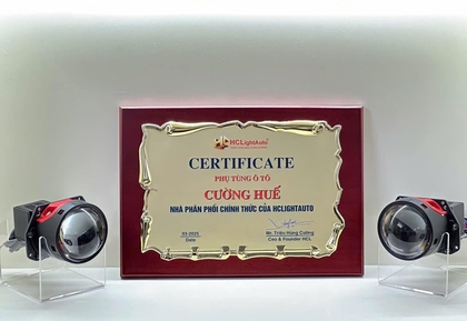 THÔNG BÁO: PHỤ TÙNG Ô TÔ CƯỜNG HUẾ TRỞ THÀNH NHÀ PHÂN PHỐI CHÍNH THỨC CỦA HCLIGHTAUTO NĂM 2025