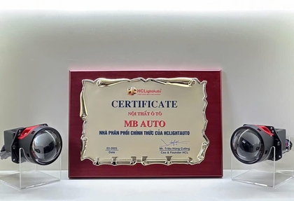 THÔNG BÁO: NỘI THẤT Ô TÔ MB AUTO TRỞ THÀNH NHÀ PHÂN PHỐI CHÍNH THỨC CỦA HCLIGHTAUTO NĂM 2025