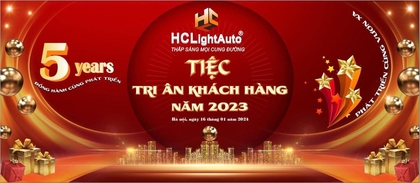 HCLIGHT AUTO TRI ÂN KHÁCH HÀNG NHÂN DỊP KỈ NIỆM 5 NĂM THÀNH LẬP